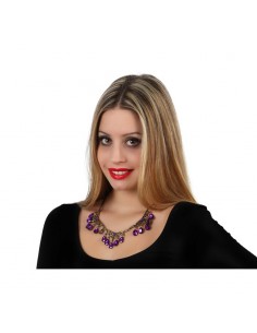COLLAR VAMPIRESA MORADO