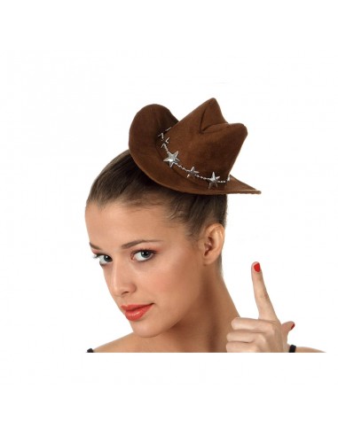 GORRO MINI DE COWBOY MARRON