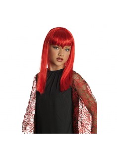 PELUCA VAMPIRESA TRAVIESA ROJA INFANTIL