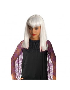 PELUCA VAMPIRESA TRAVIESA BLANCA INFANTIL