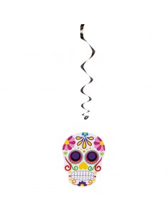 COLGANTE ESPIRAL CALAVERA DIA MUERTOS