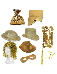 COTILLON ORO LUJO GORRO