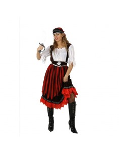 pirata rayas rojas