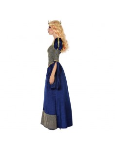 DAMA MEDIEVAL AZUL S.XIV 2