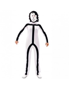 DISFRAZ STICKMAN ADULTOSS... 2