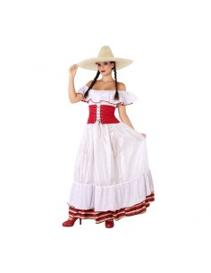 DISFRAZ MEJICANA BLANCO Atosa