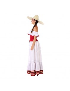 DISFRAZ MEJICANA BLANCO Atosa 2