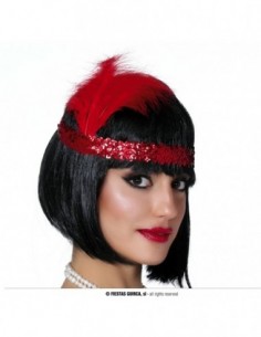 DIADEMA CHARLESTON ROJO