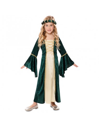 DISFRAZ DE DAMA MEDIEVAL INFANTIL