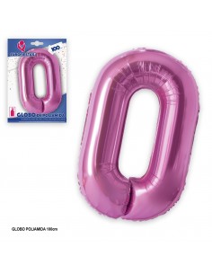 GLOBO FUCSIA NUMERO (0)