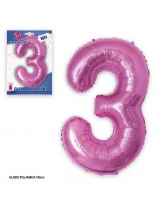 GLOBO FUCSIA NUMERO (3)