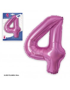 GLOBO FUCSIA NUMERO (4)