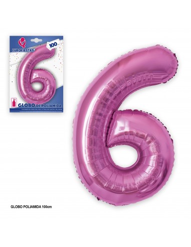 GLOBO FUCSIA NUMERO (6)