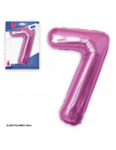 GLOBO FUCSIA NUMERO (7)