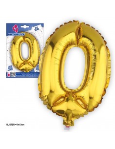 GLOBO ORO NUMERO (0)