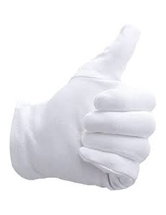 GUANTES BLANCOS  25 CMS.